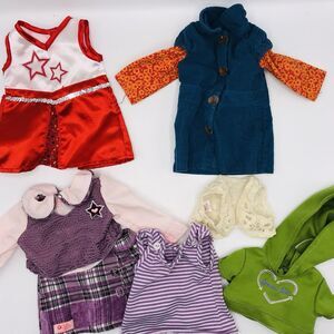 Our Generation Mixed Brand Lot of Outfit For 18” Dolls Fit AG Dolls 7 Piece Set